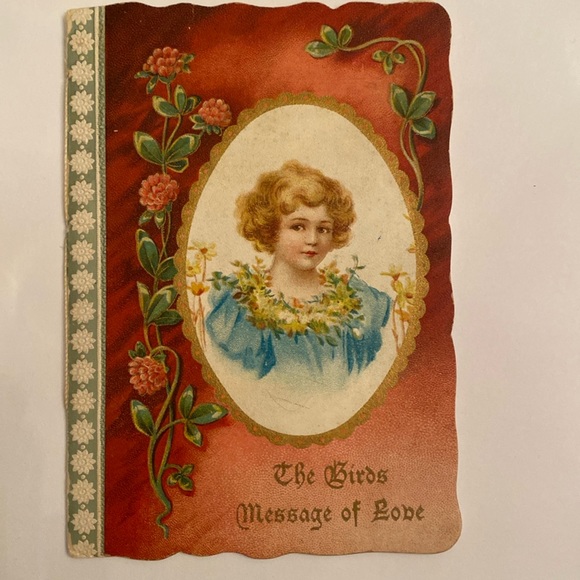 Other - Antique Valentine Booklet: The Birds Message of Love